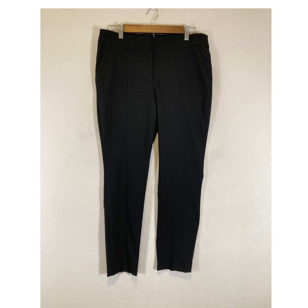 Professional Briggs Women 10 Black Pintuck Stretch Tapered Leg Dress Pants